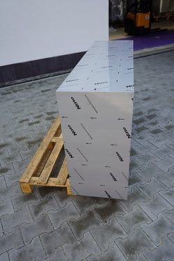 Szafka ścienna PREMIUM ze stali nierdzewnej - 1400x400 mm - bez drzwi przesuwnych - 800 mm wysokości