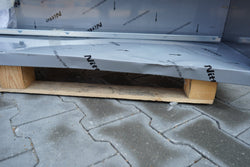 Szafka ścienna PREMIUM ze stali nierdzewnej - 1400x400 mm - bez drzwi przesuwnych - 800 mm wysokości