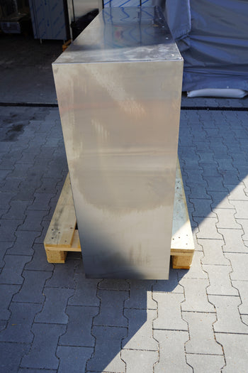 Szafka ścienna PREMIUM ze stali nierdzewnej - 1600x400 mm - z drzwiami przesuwnymi - 1000 mm wysokości - Prime Gastro