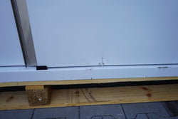 Szafka ścienna PREMIUM ze stali nierdzewnej - 1600x400 mm - z drzwiami przesuwnymi - 650 mm wysokości