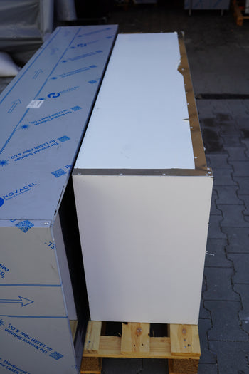 Szafka ścienna PREMIUM ze stali nierdzewnej - 1600x400 mm - z drzwiami przesuwnymi - 650 mm wysokości - Prime Gastro