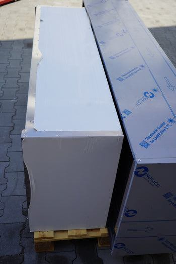 Szafka ścienna PREMIUM ze stali nierdzewnej - 1600x400 mm - z drzwiami przesuwnymi - 650 mm wysokości - Prime Gastro