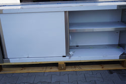 Szafka ścienna PREMIUM ze stali nierdzewnej - 1600x400 mm - z drzwiami przesuwnymi - 650 mm wysokości