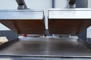 Szybki podwójny grill kontaktowy | grill do hamburgerów - 12 kW - automatyczny - wyświetlacz cyfrowy - Prime Gastro