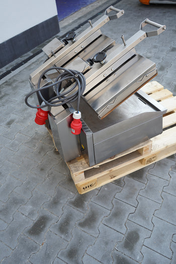 Szybki podwójny grill kontaktowy | grill do hamburgerów - 12 kW - automatyczny - wyświetlacz cyfrowy - Prime Gastro