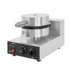 Commercial Waffle Maker - Single - Manual - 1.3kW - Shape: Hearts - Ø 180mm - plates with Teflon coating