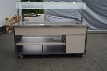 Wózek bufetowy ciepły DANZIG - 1900mm - dla 5x GN 1/1 - Prime Gastro