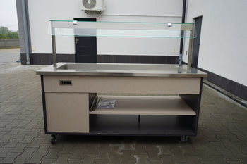 Wózek bufetowy ciepły DANZIG - 1900mm - dla 5x GN 1/1 - Prime Gastro