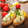 Krajalnica do mozzarelli – wydajność: 120–190 kg/h – z nożem i tarczą tnącą – do krojenia sera w kostkę
