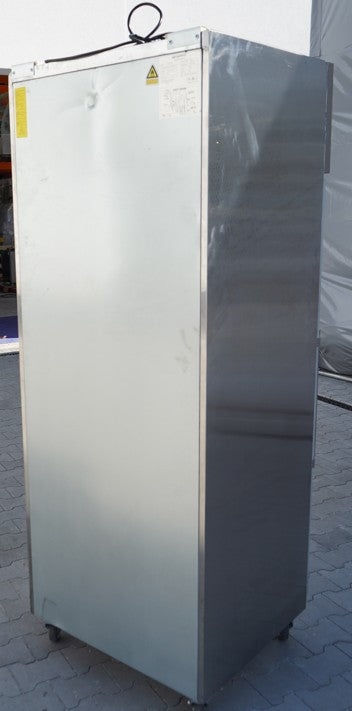 ECO stainless steel freezer - 600 liters - with 1 glass door